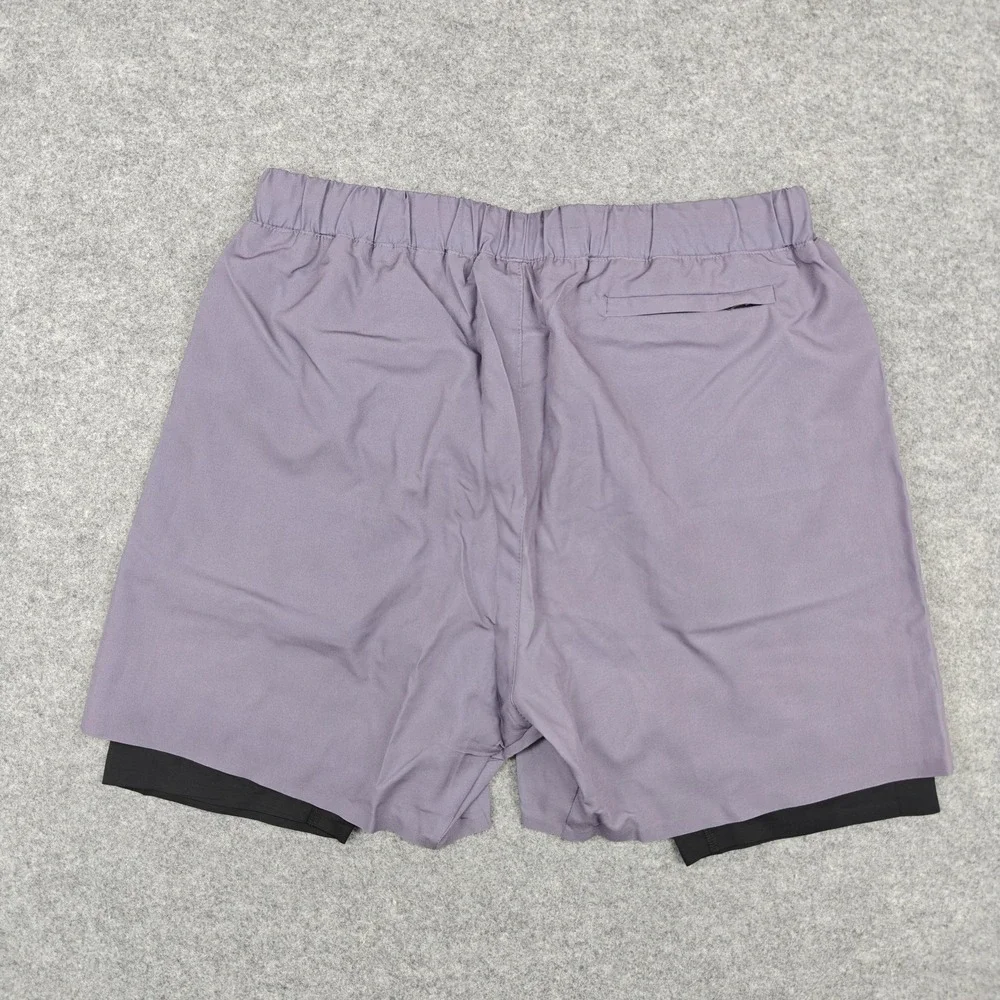 Darc Sport‎ Los Angeles Forever Compression Shorts Mens Medium Purple Lined New